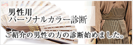 男性用パーソナルカラー診断